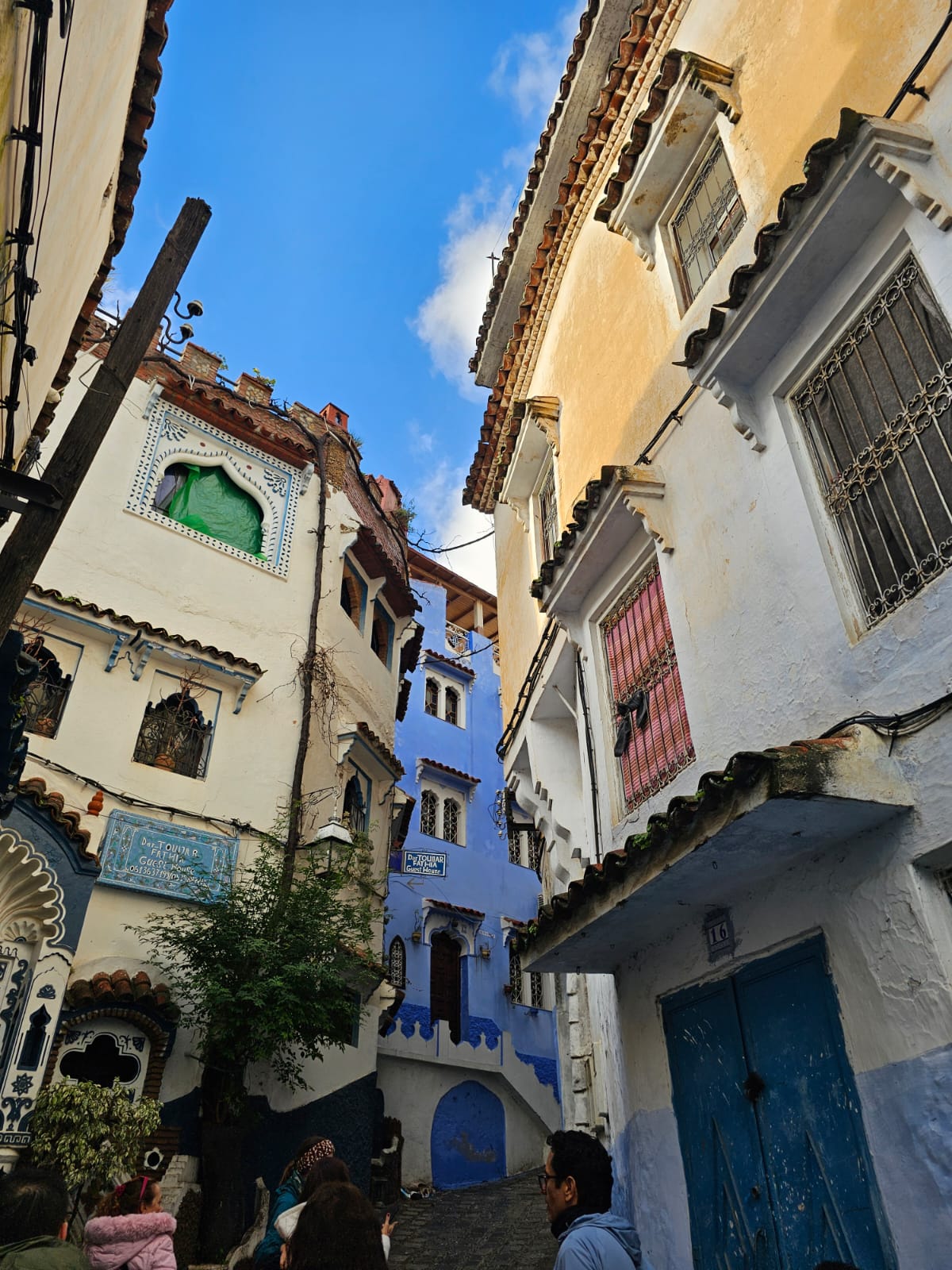 Escadarias artesanais de Chefchaouen